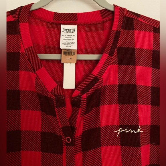 Victorias Secret PINK drawstring thermal onesie - Picture 2 of 4